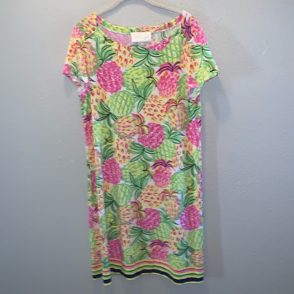 Pappagallo Dresses & Skirts - Pappagallo Pineapple Dress Beach Cruise Vacation Women’s Sz Large